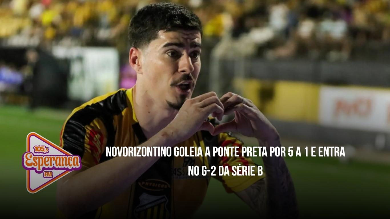 Novorizontino goleia a Ponte Preta por 5 a 1 e entra no G-2 da Série B