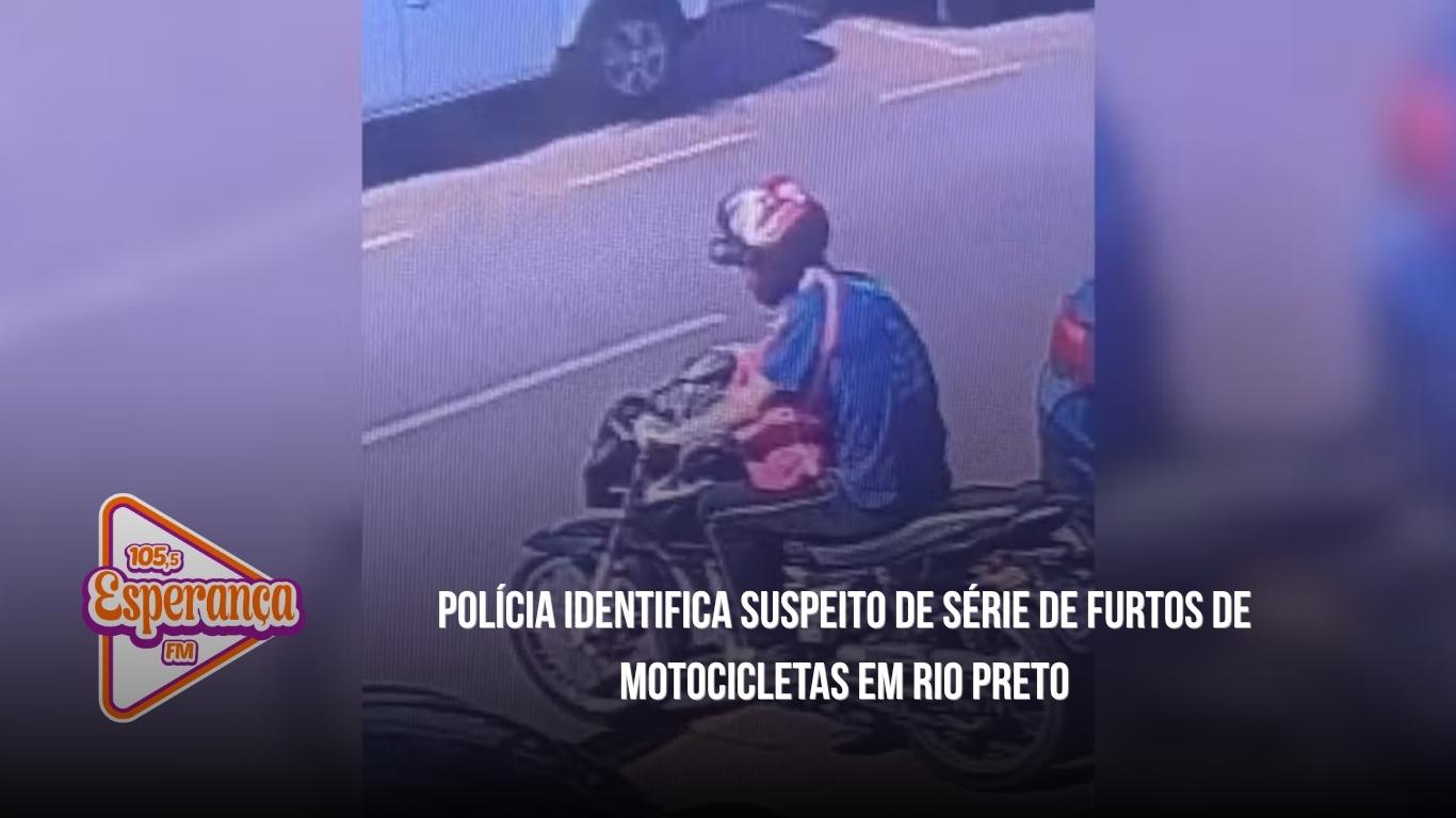 Polícia identifica suspeito de série de furtos de motocicletas em Rio Preto