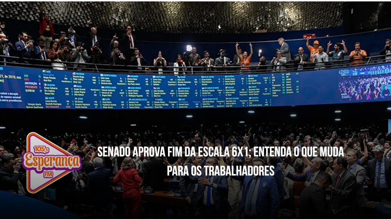 Senado aprova fim da escala 6x1; entenda o que muda para os trabalhadores